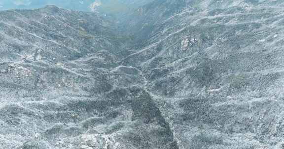 江西九江庐山风景区冬季雪景风光