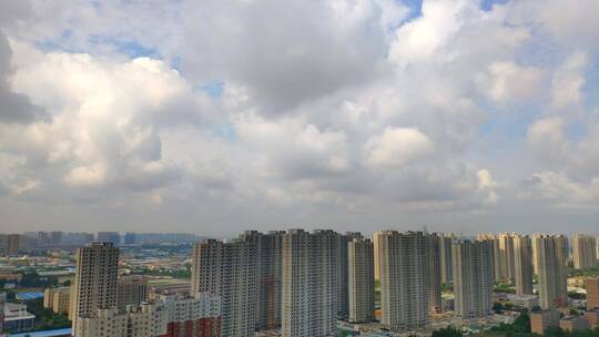 西安西咸沣东天空云彩延时风景白云蓝天白31