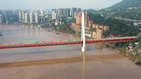 4K重庆2020年洪水水灾航拍素材3
