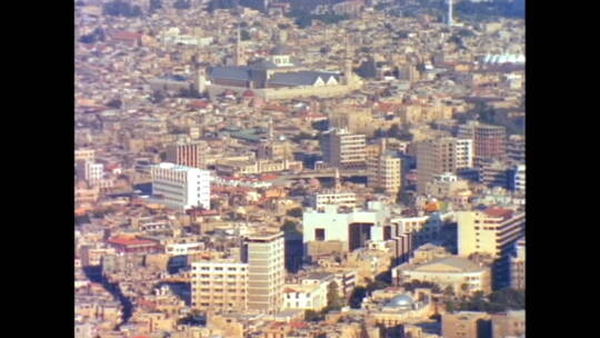 叙利亚马士革市航拍