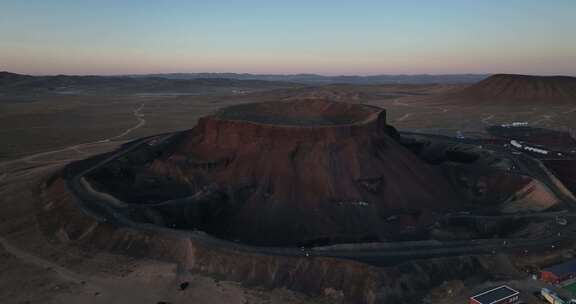 乌兰哈达火山航拍