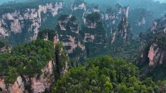 湖南张家界武陵源袁家界地质奇观