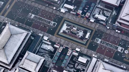 西安大唐芙蓉园雪景