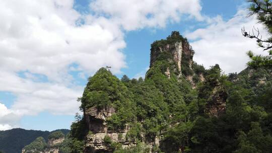 张家界山脉风景视频素材模板下载