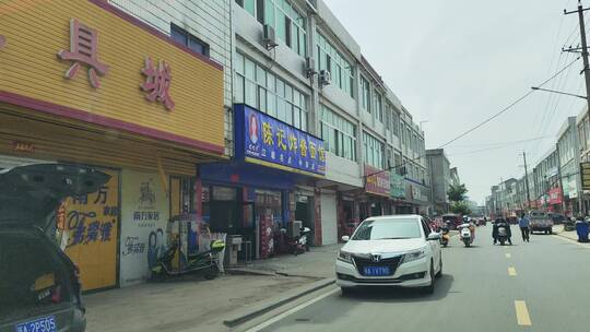 公路交通路边风景实拍