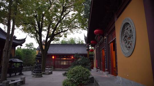 杭州飞来峰永福寺禅院风景