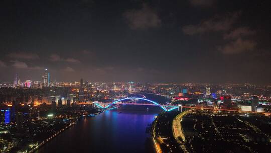 卢浦大桥夜景