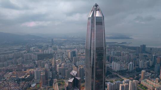 平安大厦视频深圳第一高楼航拍
