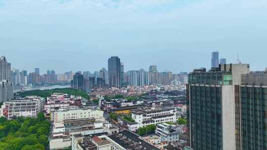 上海市黄浦区外滩豫园上海城隍庙城市地标风视频素材模板下载