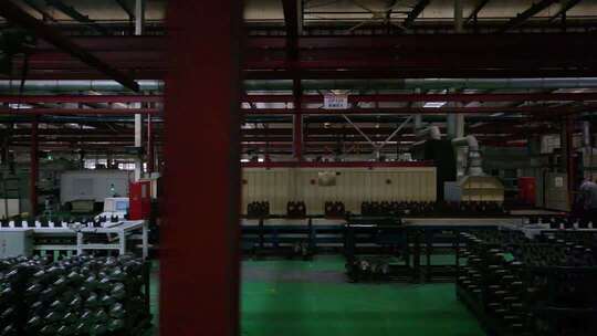 工厂内部生产线场景