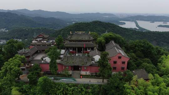 杭州西湖八卦田玉皇山福星观