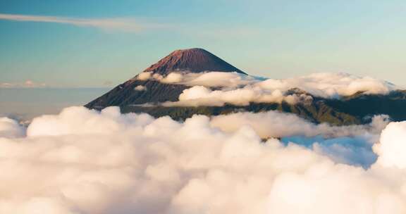 航拍印尼Bromo火山