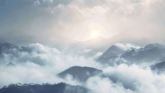 意境山水水墨山水风景