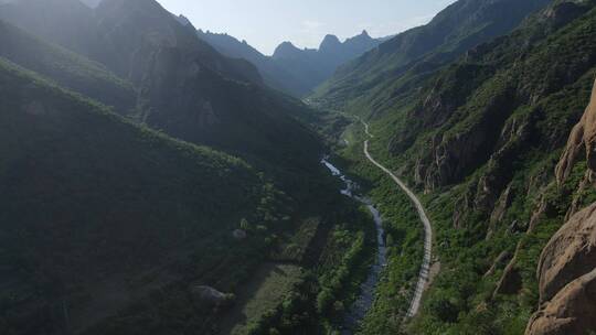 航拍燕山大峡谷