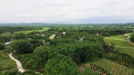 航拍山林风景