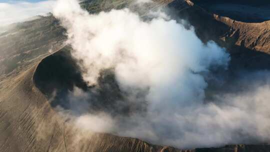 印尼爪哇岛布罗莫火山BROMO视频素材模板下载