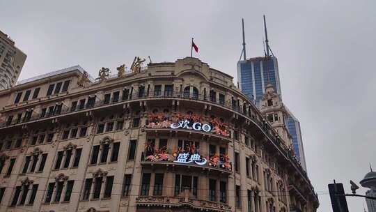 上海南京路步行街建筑景观