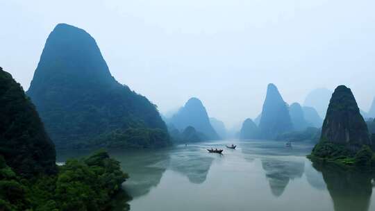 桂林山水 烟雨漓江