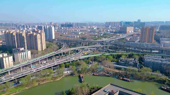 南京市城市地标航拍素材