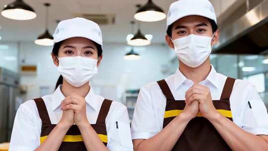 各行业工作者团队合影