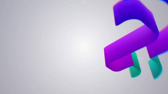 旋转 生长 创意 logo 展示 3d 三维