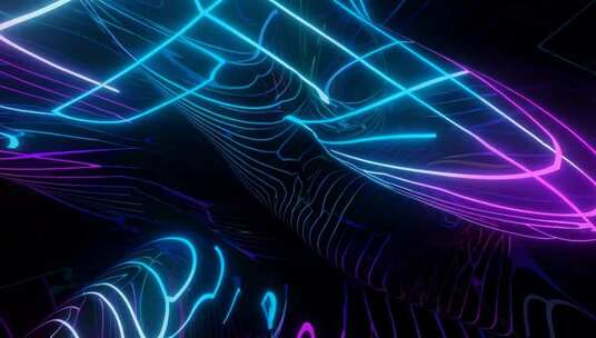 动感线条光影素材