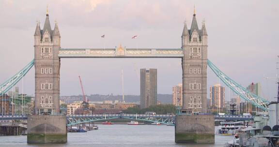 伦敦塔桥的高清视频