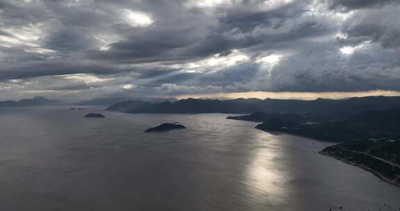 霞浦傍晚航拍