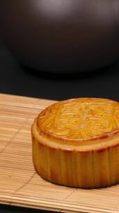 中秋节月饼美食4k竖版视频