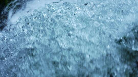 高清4K降水雨季山泉瀑布流水升格视频素材视频素材模板下载