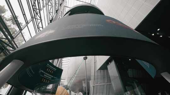 上海天文馆建筑局部特写