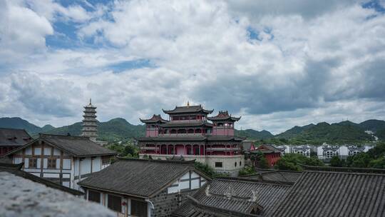 青岩寺庙视频素材