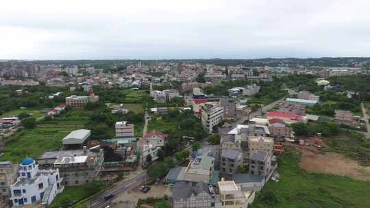 福建省厦门湾泉州市金门县金门岛风景航拍