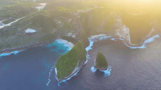 巴厘岛南梦岛海岛风光