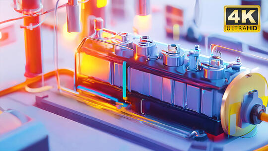 新能源锂电池视频素材