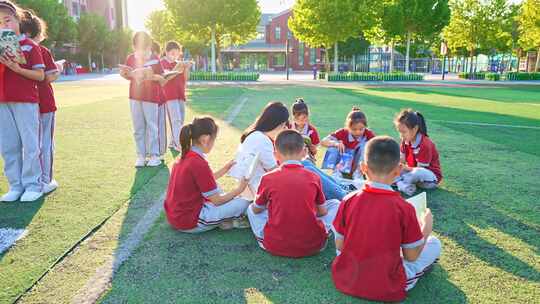 小学生读书儿童教育