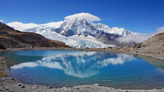 雪山湖泊高原风光