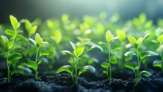 新生命在希望之光中萌发