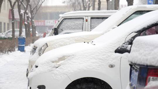 唯美雪景空镜头