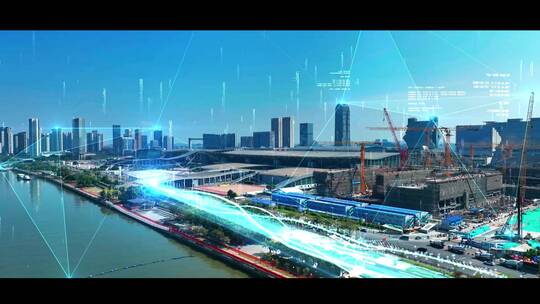 科技城市AE视频素材教程下载