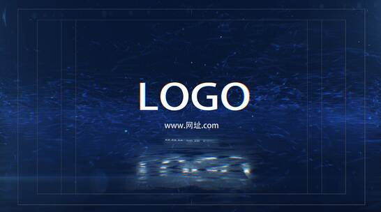 大气粒子能量穿梭冲击波LOGO片头