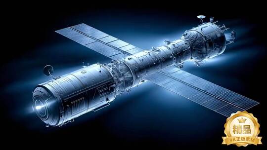 浩瀚宇宙卫星巡航探索星辰奥秘