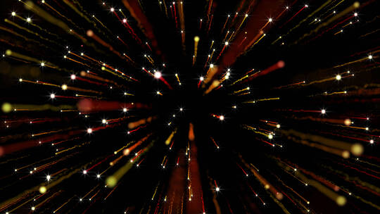 穿梭通道中的光芒四射