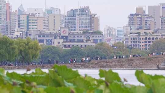 杭州西湖断桥风景