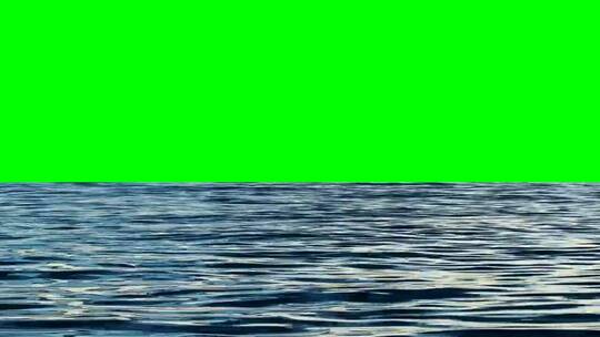 风平浪静的大海_天际线上有色度背景视频素材模板下载