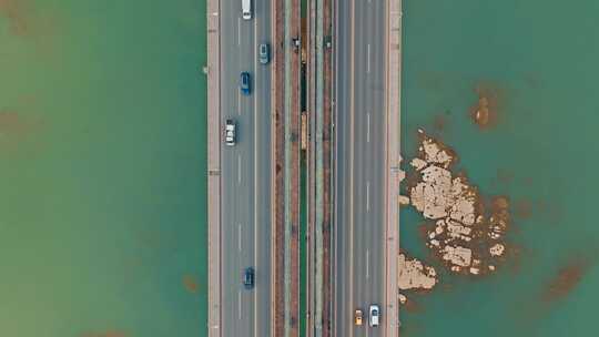 桥梁道路交通运输航拍