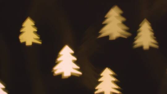 闪烁的圣诞树形状的灯光视频素材模板下载