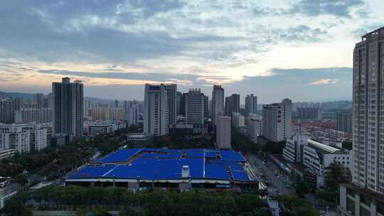 陕西城市建设城市发展航拍