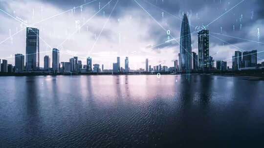 大气互联网连线科技城市