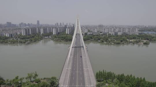 张家港城区特色建筑4K航拍